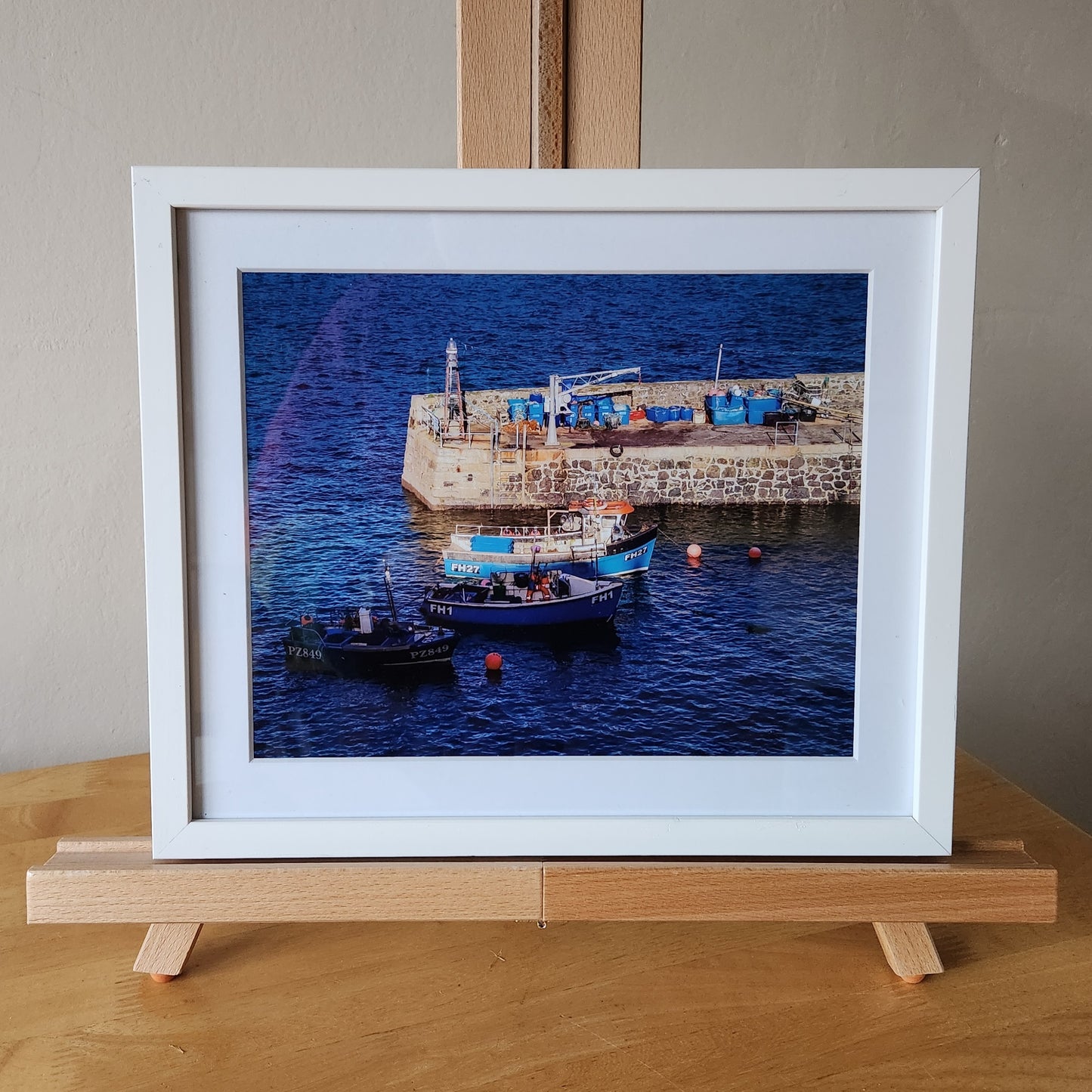 8 by 10 inch Framed Cornwall Print